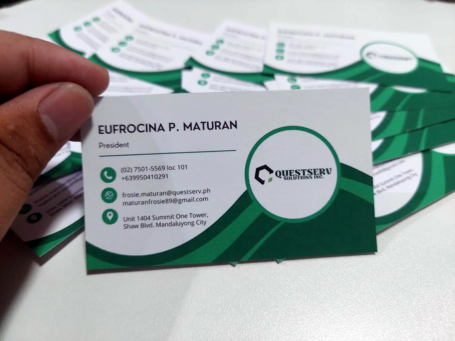 Standard Calling Card