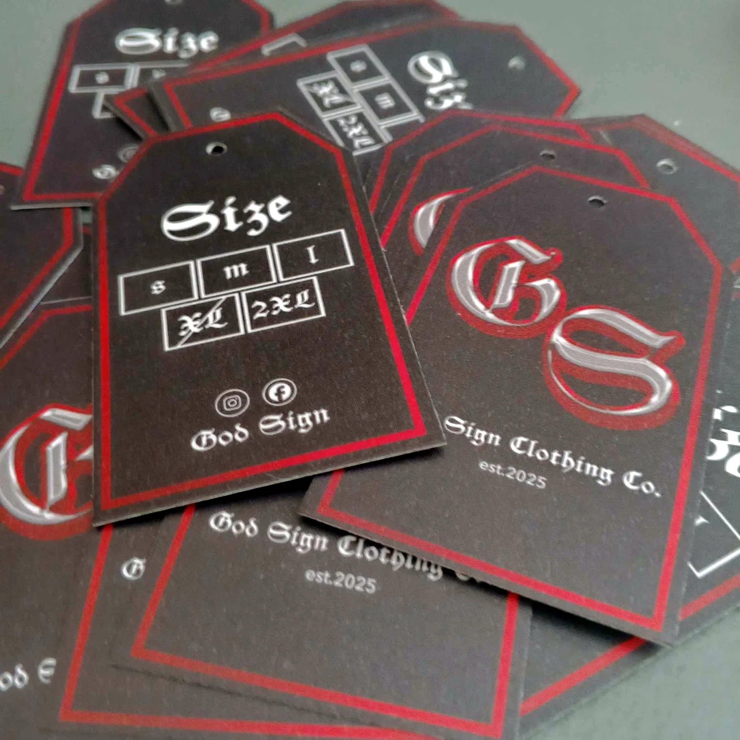 Matte Hangtag