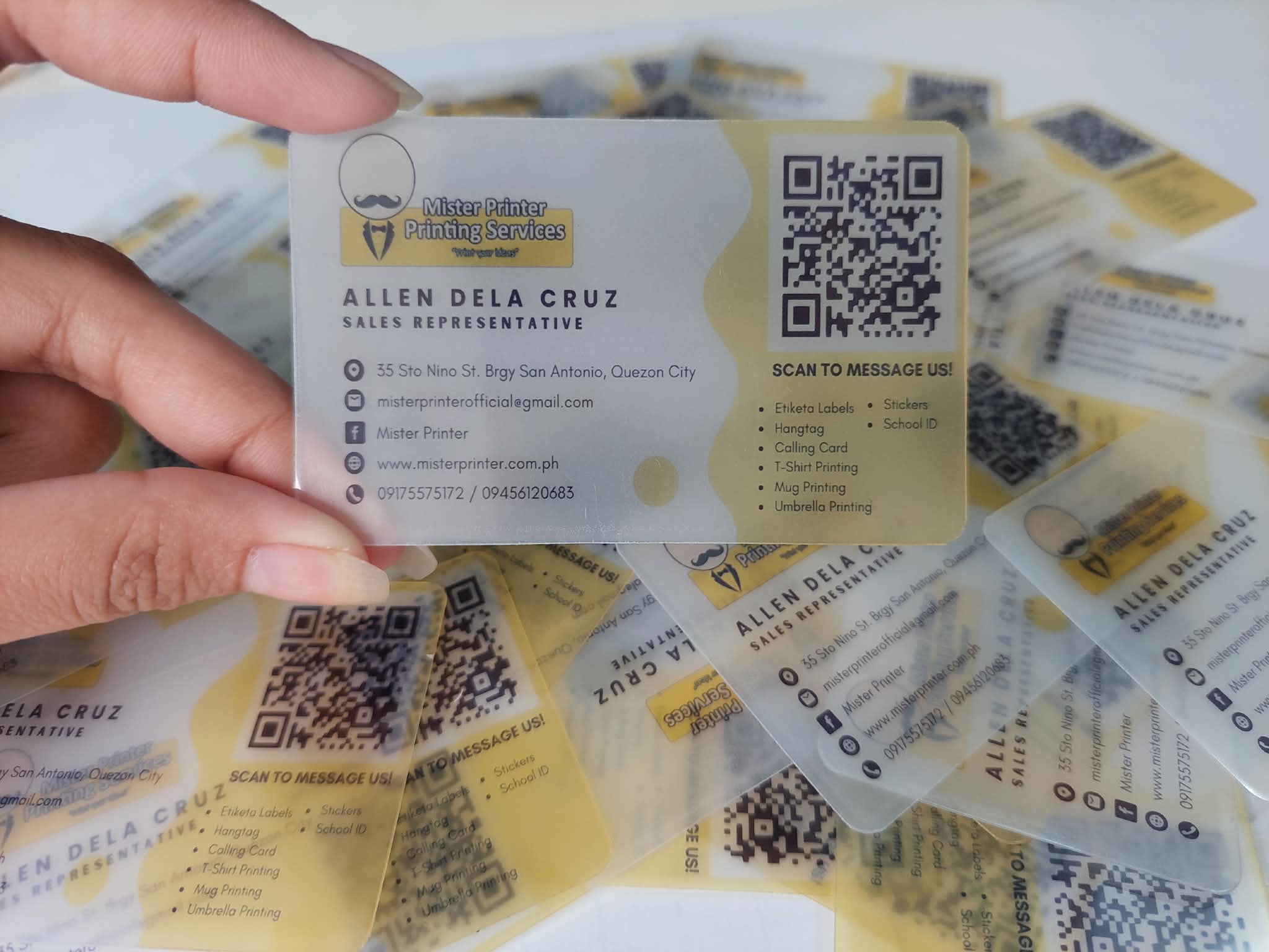 Calling Cards / Frosted Calling Cards