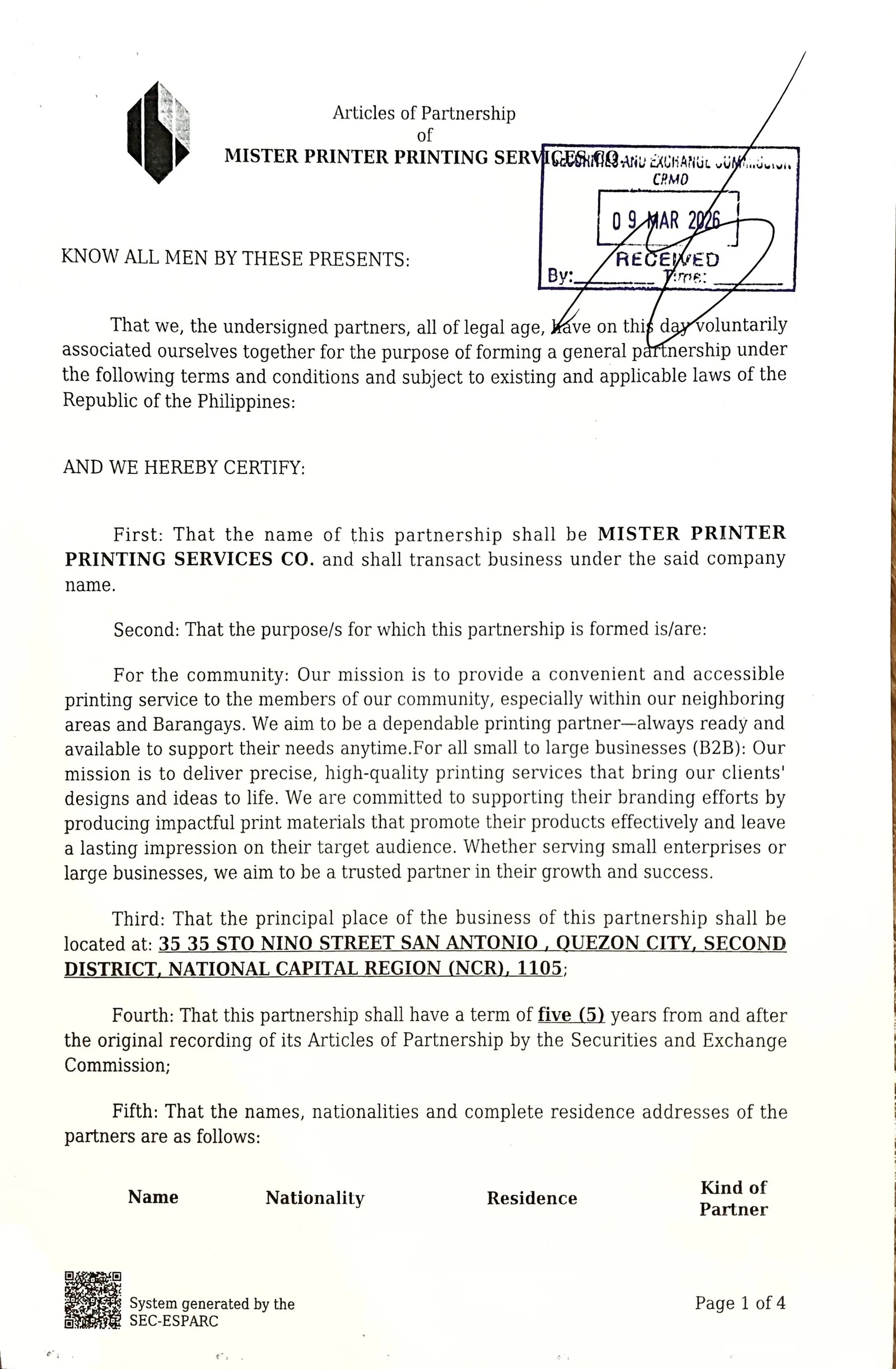 SEC Certificate - Page 5